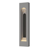 Hubbardton Forge 2023 Coastal Burnished Steel Coastal Natural Iron Procession Arch Large Outdoor Sconce