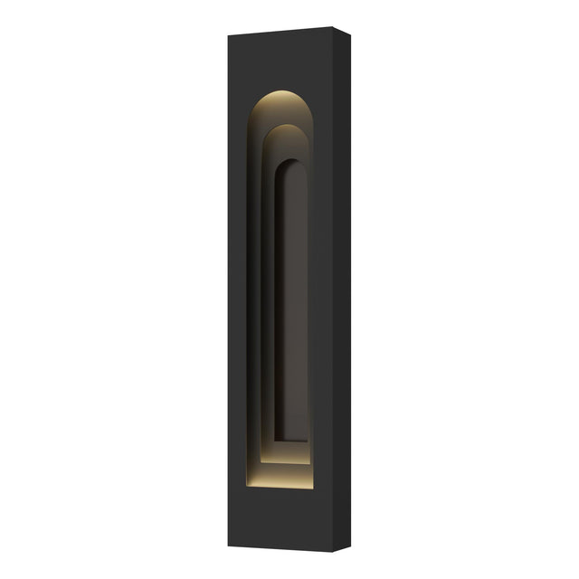 Hubbardton Forge 2023 Coastal Black Coastal Oil Rubbed Bronze Procession Arch Large Outdoor Sconce