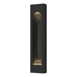 Hubbardton Forge 2023 Coastal Black Coastal Natural Iron Procession Arch Large Outdoor Sconce