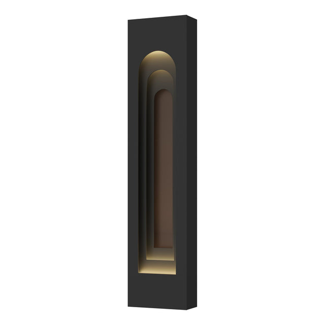 Hubbardton Forge 2023 Coastal Black Coastal Bronze Procession Arch Large Outdoor Sconce