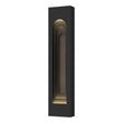 Hubbardton Forge 2023 Coastal Black Coastal Dark Smoke Procession Arch Large Outdoor Sconce