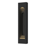 Hubbardton Forge 2023 Coastal Black Coastal Black Procession Arch Large Outdoor Sconce