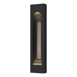 Hubbardton Forge 2023 Coastal Black Coastal Burnished Steel Procession Arch Large Outdoor Sconce