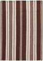 Surya Farmhouse Stripes FAR-7004 Beige;Dark Brown 3'6" x 5'6" Rug