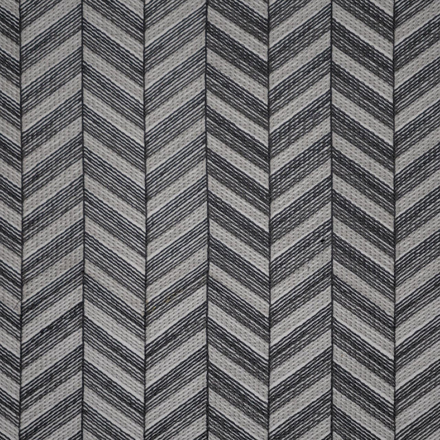 Maxwell CHEVRON #401 METAL Drapery Fabric