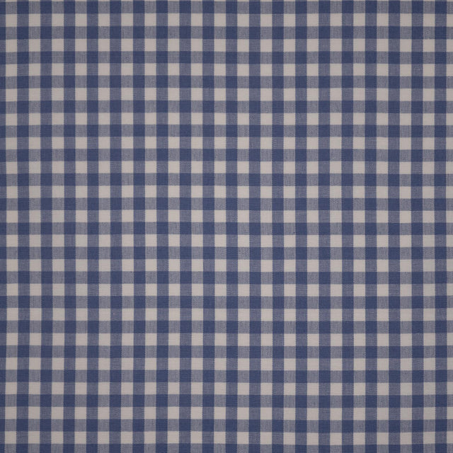 Maxwell VICHY CHECK #124 FRENCH BLUE Drapery Fabric
