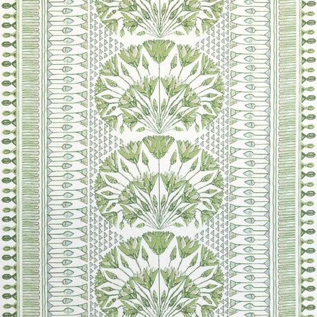 Anna French Cairo Green And White Fabric
