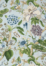 Thibaut Hill Garden Spa Blue Fabric