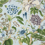 Thibaut Hill Garden Spa Blue Fabric