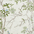 Thibaut Katsura Cream And Lavender Fabric