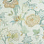 Thibaut Indienne Jacobean Seaglass And Gold Fabric
