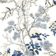 Thibaut Katsura Blue And White Wallpaper