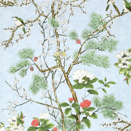 Thibaut Katsura Spa Blue Wallpaper