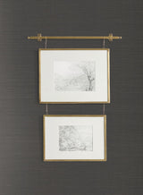 Magnolia Home Sisal Grasscloth black Wallpaper