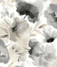 York Wallcoverings Watercolor Bouquet Charcoal Wallpaper