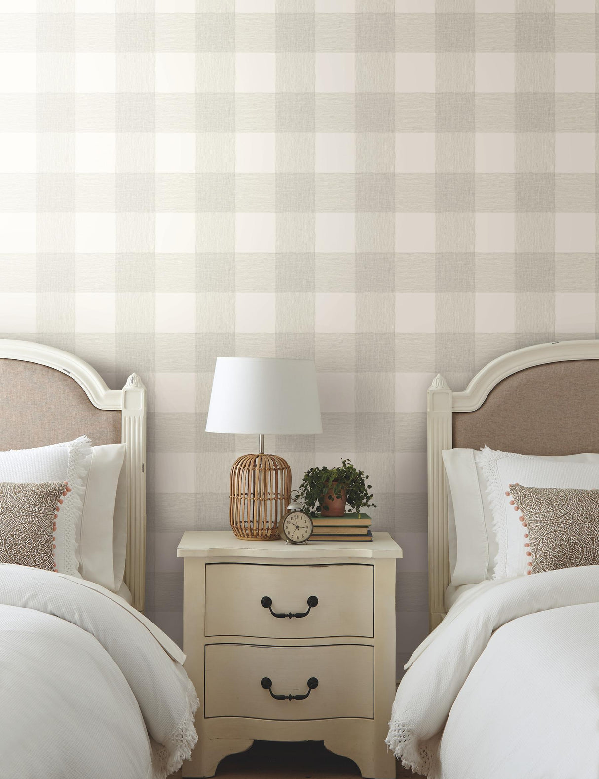 Magnolia Home Common Thread Fog Green Wallpaper