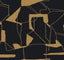 Antonina Vella Abstract Geo Black & Gold Wallpaper