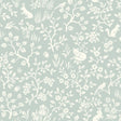 Magnolia Home Fox & Hare Green Wallpaper