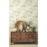 York Grey Flowering Desert Wallpaper