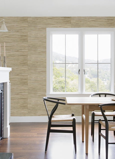 A-Street Prints Twine Fabric Textures Neutral Wallpaper