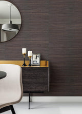 A-Street Prints Twine Distressed Textures Charcoal Wallpaper