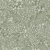 A-Street Prints Lina Botanical Dark Green Wallpaper
