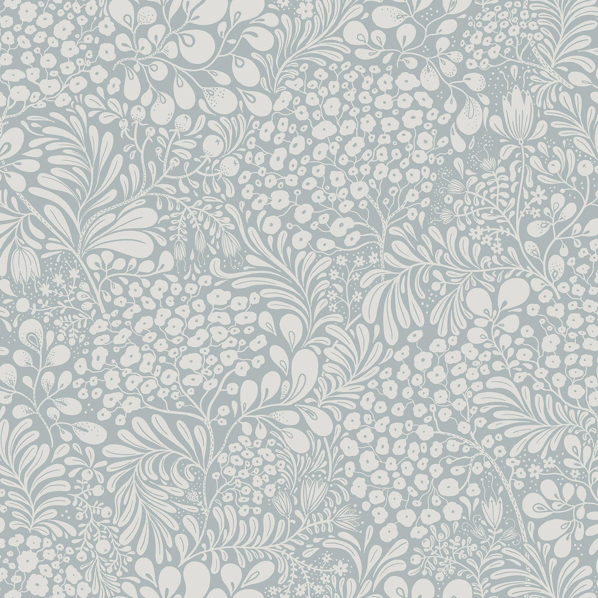 A-Street Prints Lina Botanical Light Blue Wallpaper