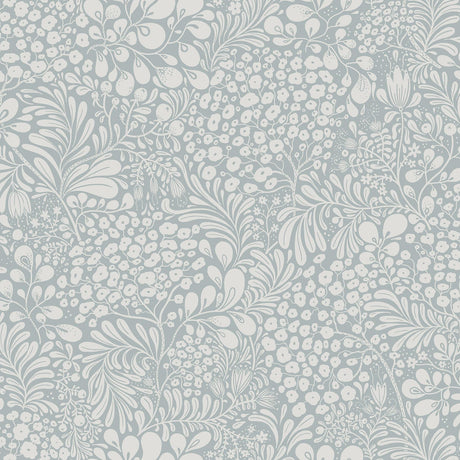 A-Street Prints Lina Botanical Light Blue Wallpaper