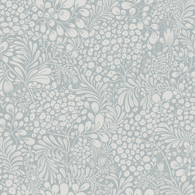 A-Street Prints Lina Botanical Light Blue Wallpaper