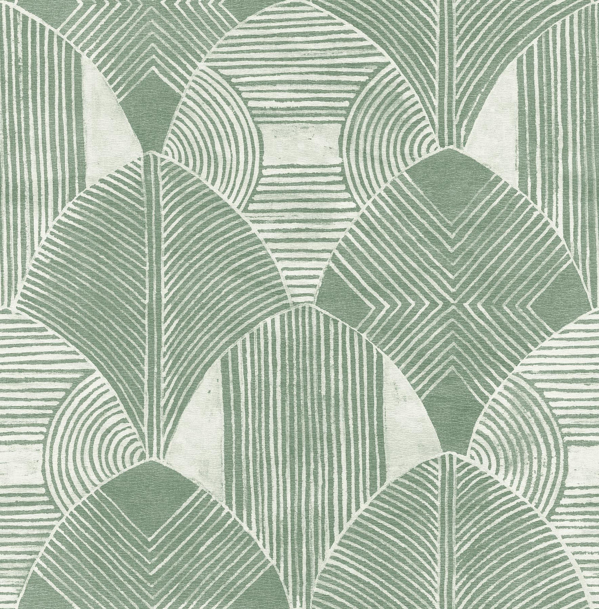 A-Street Prints Scott Living Abstract Green Wallpaper