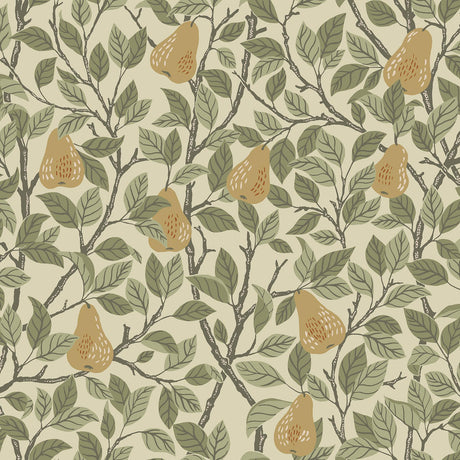 A-Street Prints Annelie Fruit Yellow Wallpaper