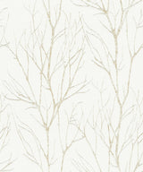 Brewster Home Fashions Advantage Bali Trees Gold Wallpaper
