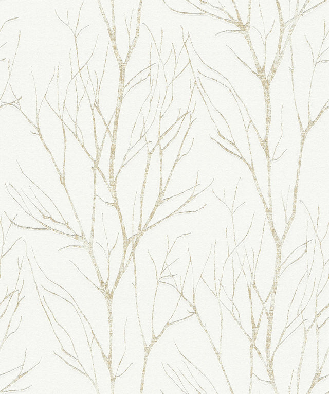 Brewster Home Fashions Advantage Bali Trees Gold Wallpaper