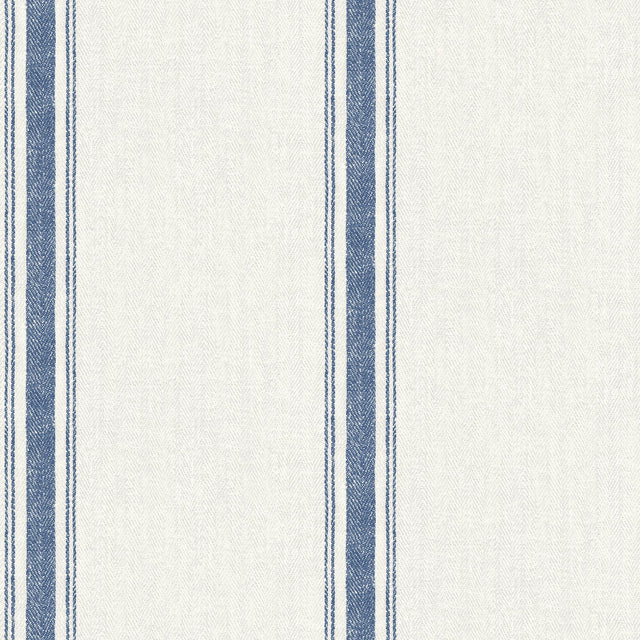 Brewster Home Fashions Chesapeake Farmhouse 3115-12462 Blue Wallpaper
