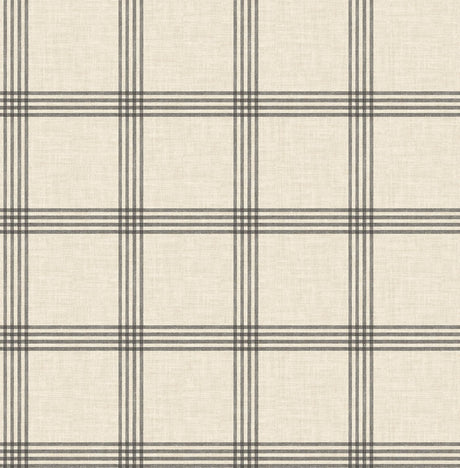 Brewster Home Fashions Chesapeake Farmhouse 3115-24479 Black Wallpaper