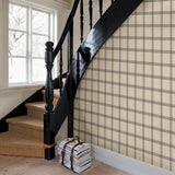 Brewster Home Fashions Chesapeake Farmhouse 3115-24479 Black Wallpaper