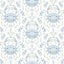 Brewster Home Fashions Chesapeake Sanibel Damask Light Blue Wallpaper