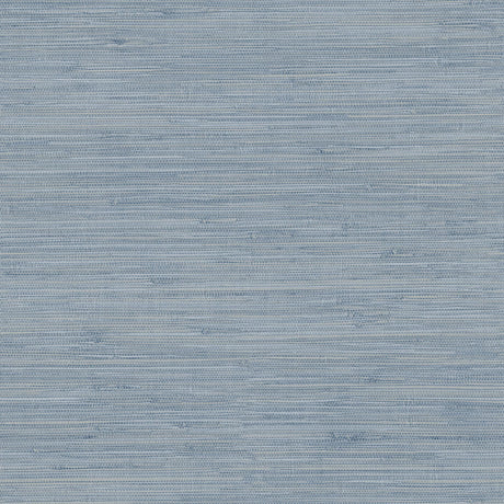 Brewster Home Fashions Chesapeake Sanibel Faux Grasscloth Blue Wallpaper