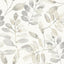 Brewster Home Fashions Chesapeake Thoreau Leaves Taupe Wallpaper