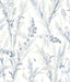 Brewster Home Fashions Chesapeake Delphine Botanical Navy Wallpaper