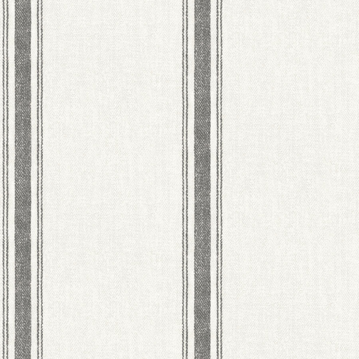 Brewster Home Fashions Chesapeake Delphine Fabric Textures Black Wallpaper