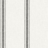 Brewster Home Fashions Chesapeake Delphine Fabric Textures Black Wallpaper