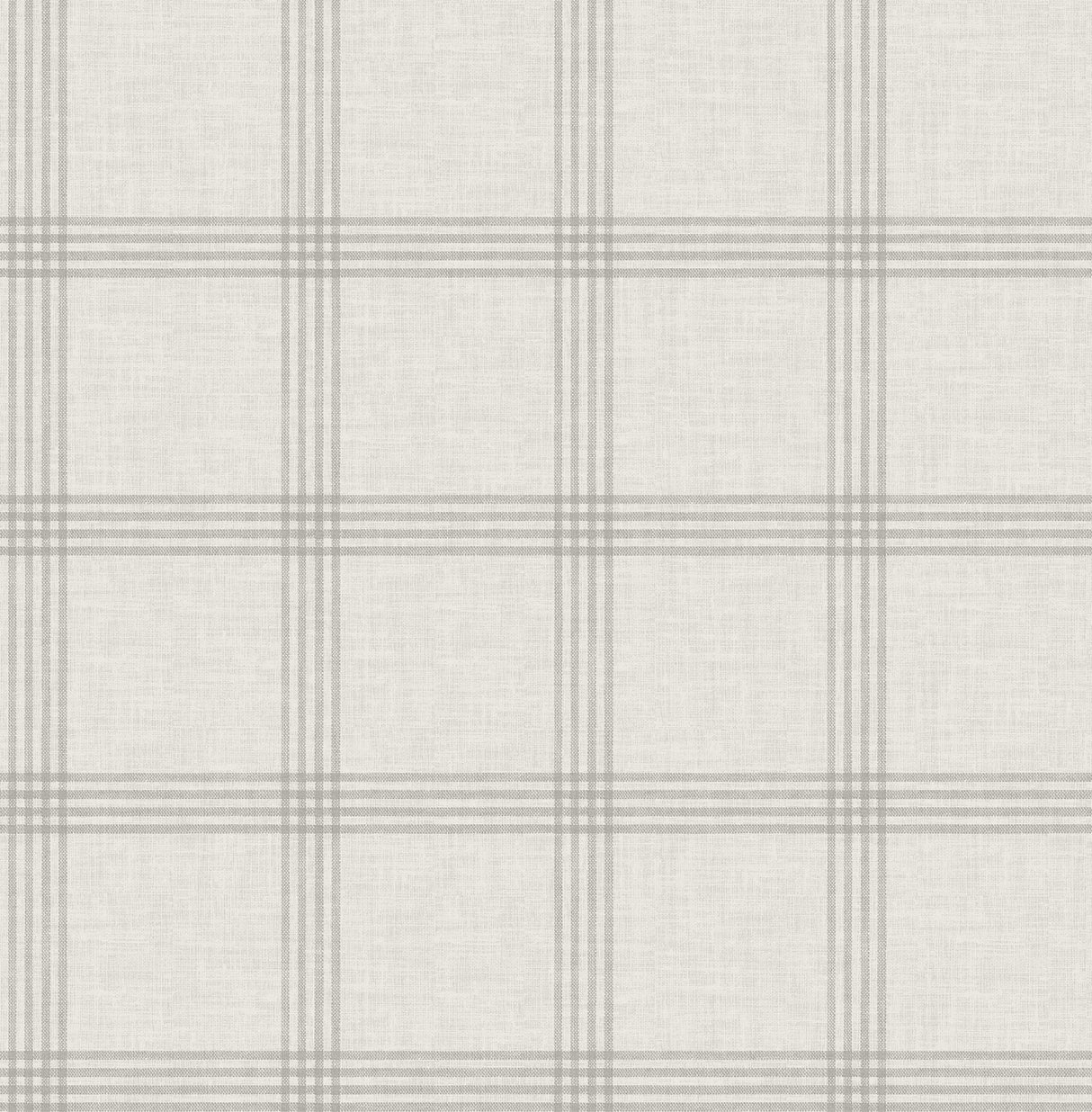 Brewster Home Fashions Chesapeake Wildflower Twain Plaid Dove Wallpaper