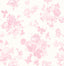A-Street Prints LoveShackFancy Everblooming Rosettes Pink Wallpaper