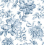Brewster Home Fashions Brewster Brewster Essentials UW25895 Blue Wallpaper