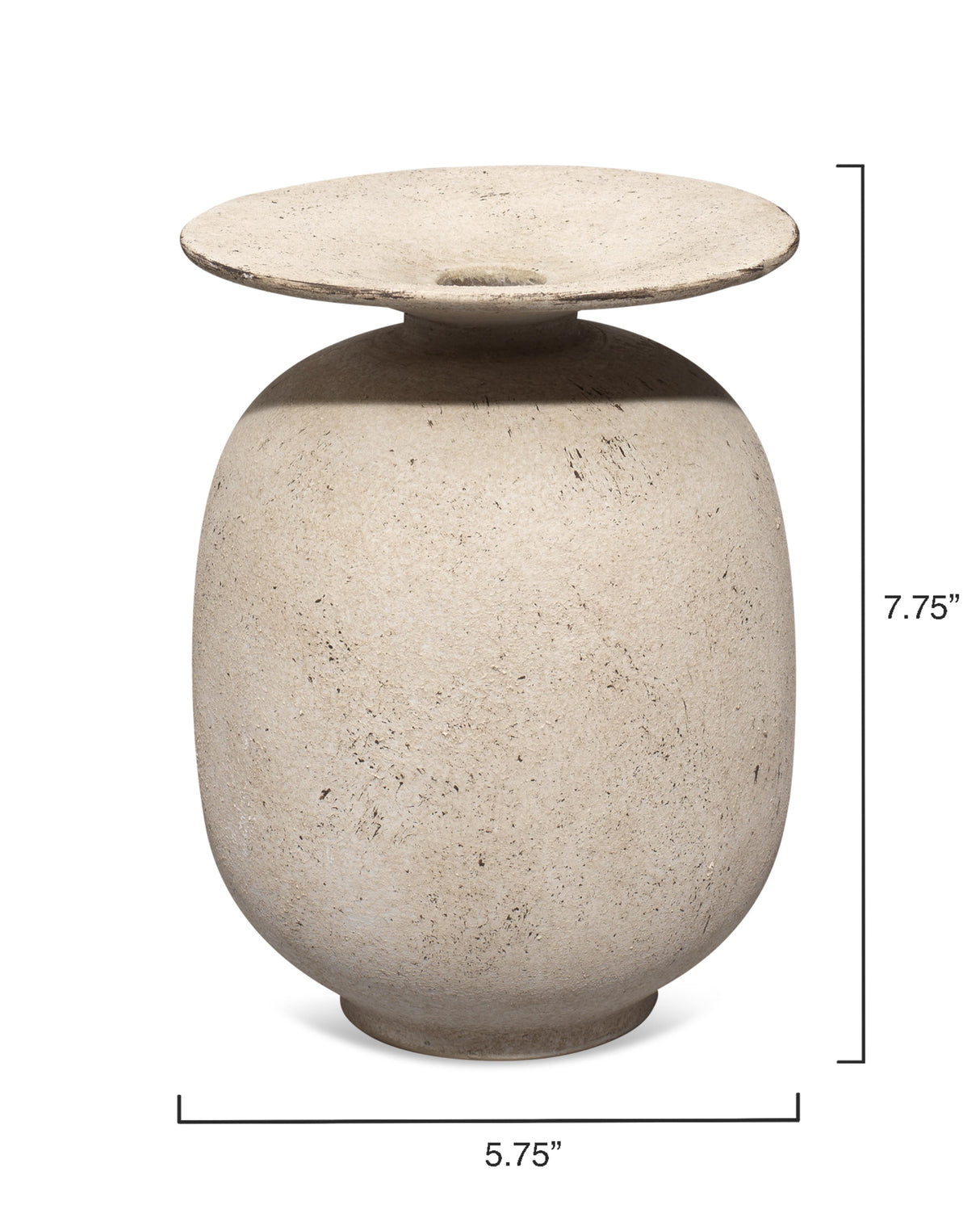 Jamie Young Highland Decorative Ceramic Vase, Cream