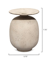 Jamie Young Highland Decorative Ceramic Vase, Cream