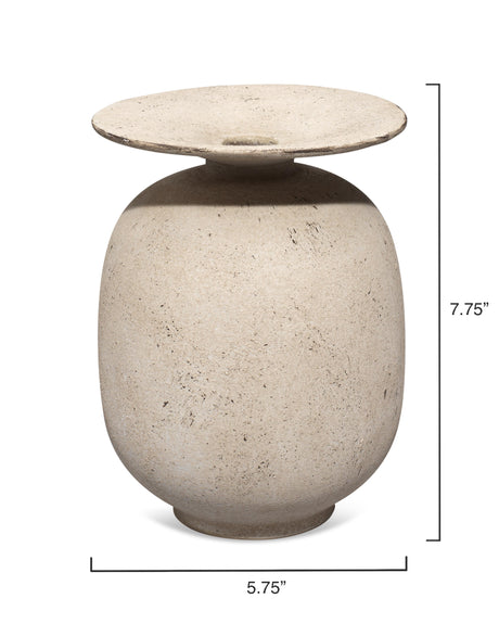 Jamie Young Highland Decorative Ceramic Vase, Cream