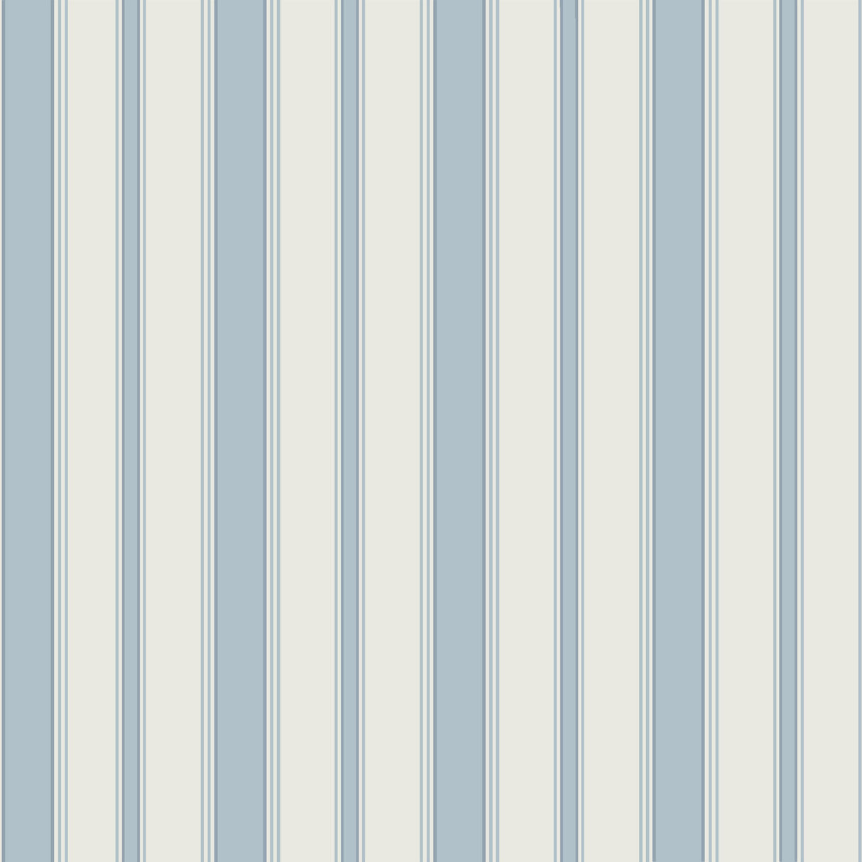 Cole & Son CAMBRIDGE STRIPE PALE BLUE Wallpaper