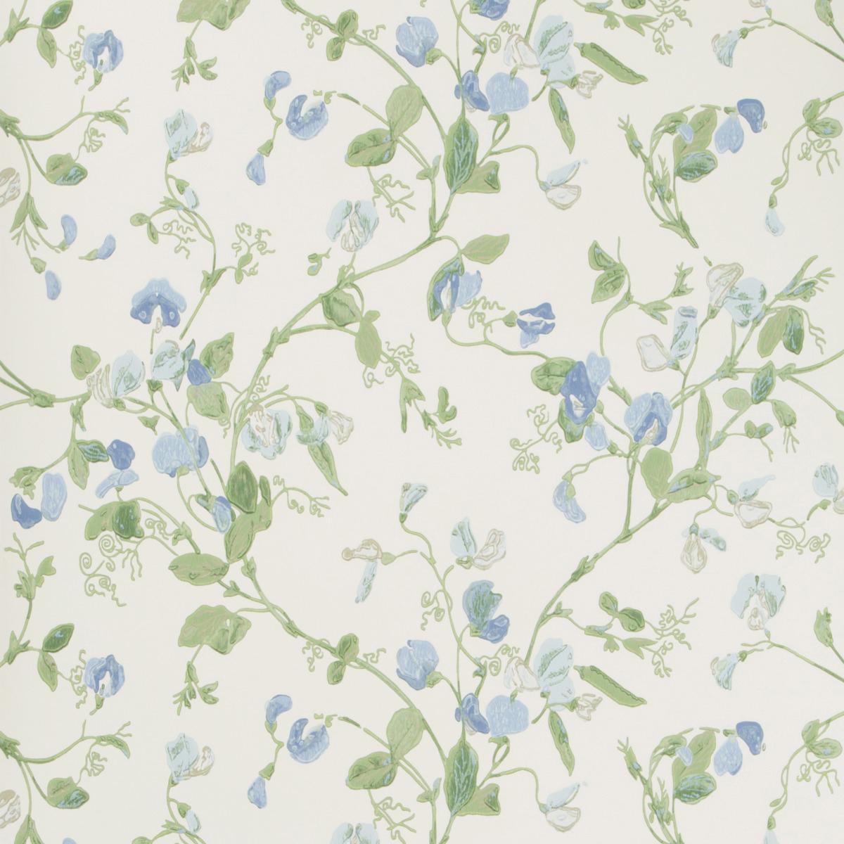 Cole & Son SWEET PEA BLUE Wallpaper